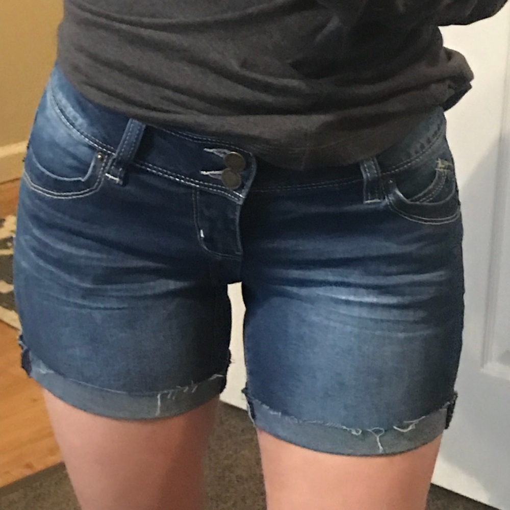Denim Shorts Size 1 New Without Tags